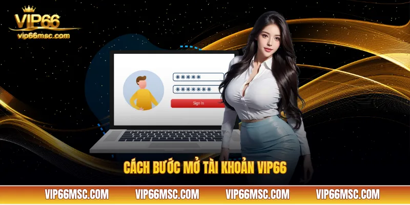 Cách bước mở tài khoản VIP66